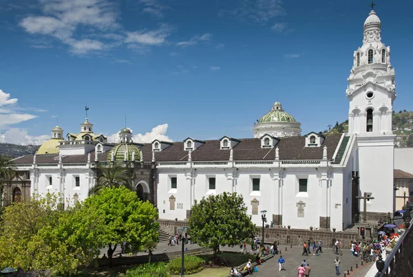 Cattedrale Quito Domenica Mattina — Foto Stock