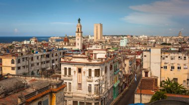 Havana, Küba 'nın panoramik manzarası