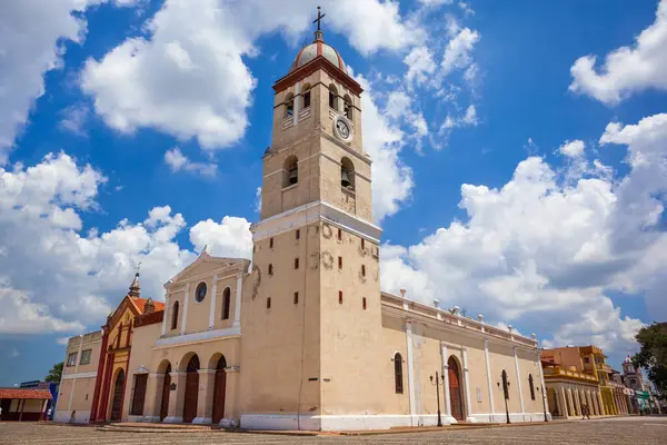 Die Kathedrale Von Bayamo Catedral Del Saltisimo Salvador Bayamo Kuba — Stockfoto