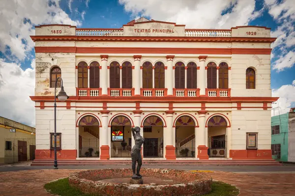 Huvudteatern Eller Teatro Rektorn Camaguey Kuba — Stockfoto