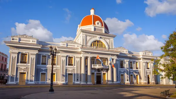 Neoclassical Architecture City Hall Palacio Gobierno Cienfuegos Cuba — Stock Photo, Image