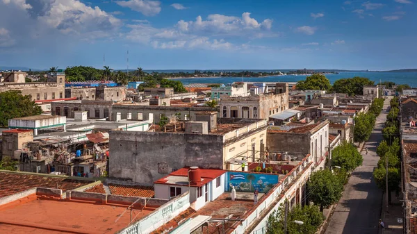 Vista Cienfuegos Com Punta Gorda Distância Cuba — Fotografia de Stock