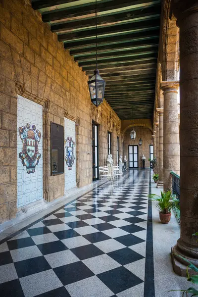 Corridoio Del Palacio Los Capitanes Generales Residenza Ufficiale Dei Governatori — Foto Stock