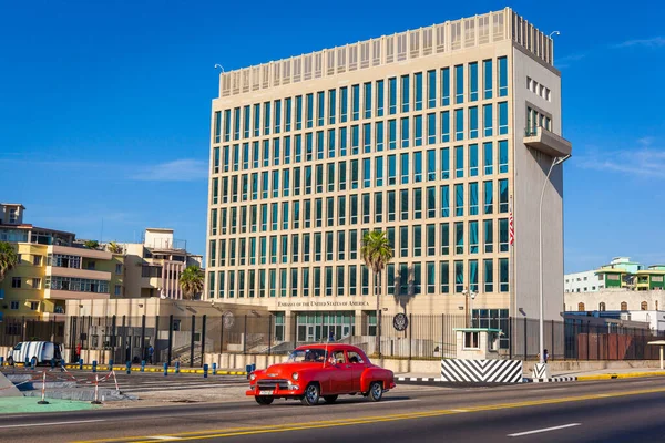 Посольство Соединенных Штатов Америки Гавана Куба — стоковое фото