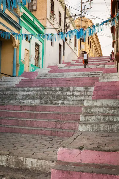 Famosa Escadaria Padre Pico Santiago Cuba Cuba — Fotografia de Stock