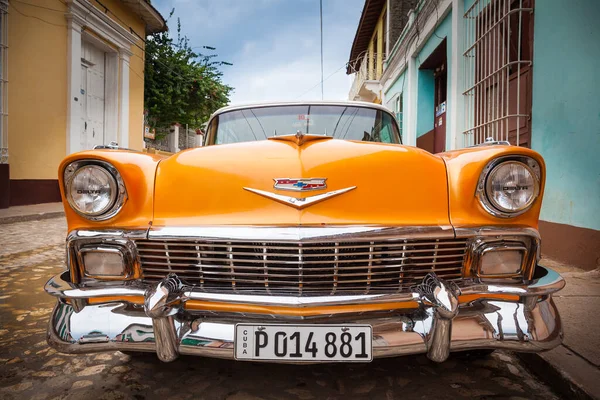 Beautiful Classical American Car Trinidad Cuba — Stock Photo, Image
