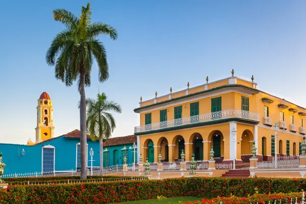 Vista Del Museo Romántico Plaza Mayor Trinidad Cuba — Foto de Stock