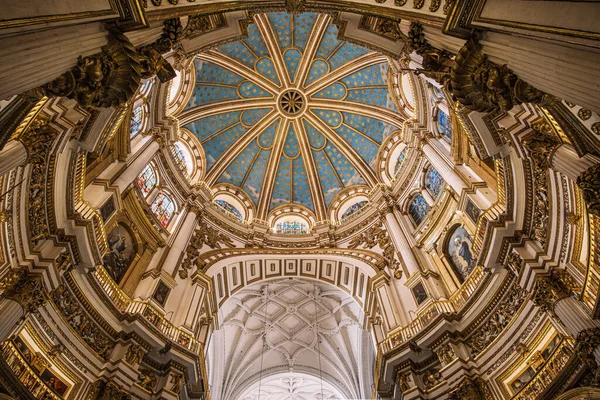 Koepel Van Kathedraal Van Incarnatie Catedral Encarnacion Granada Andalusië Spanje Stockfoto