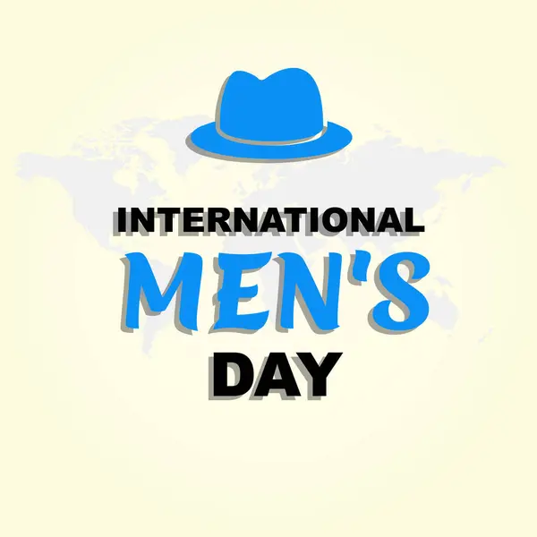 Día Internacional Los Hombres Ilustración Vectorial — Foto de Stock