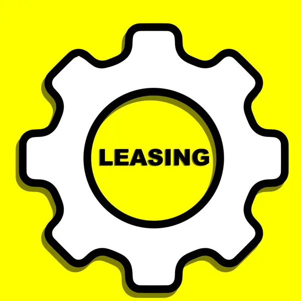 Leasing Icon Pojetí Obchodního Právního Dokumentu Vektorová Ilustrace — Stock fotografie