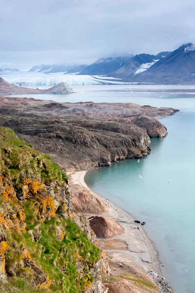 Natura Paesaggio Incredibili Delle Svalbard — Foto Stock