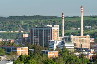 Şehrin merkezi Zlin.