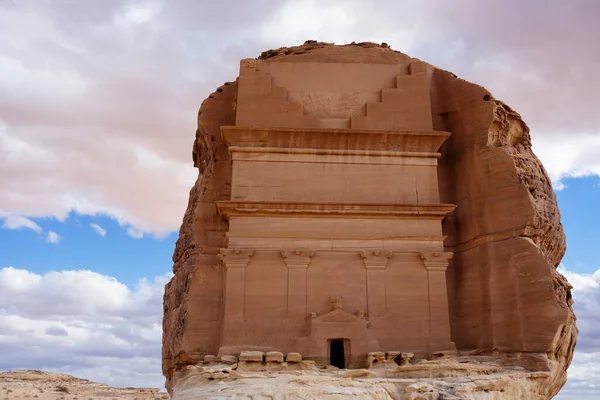 Sito Archeologico Più Conosciuto Arabia Saudita Mada Salih — Foto Stock