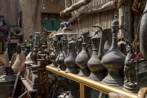 Рынок Антиквариата Старой Части Города Дубай — стоковое фото