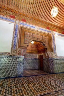 Bahia Sarayı 19. yüzyıldan kalma, çarpıcı sıva, resim ve mozaik sarayları ve bahçelerle dekore edilmiş odalardan oluşan bir binadır.