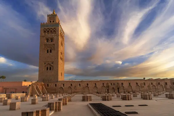 Mezquita Koutoubia Mezquita Más Grande Marrakech —  Fotos de Stock