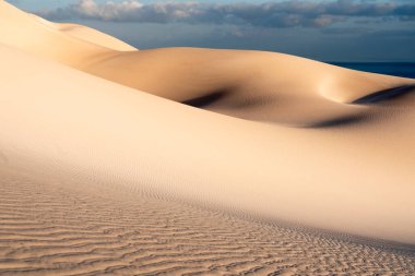 Socotra adasındaki beyaz kum tepeleri