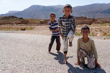 Socotra adasındaki çocuklar