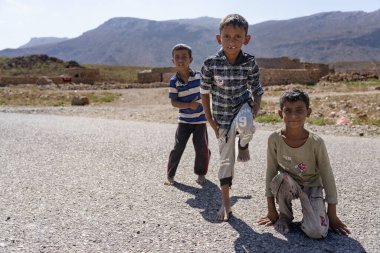 Socotra adasındaki çocuklar