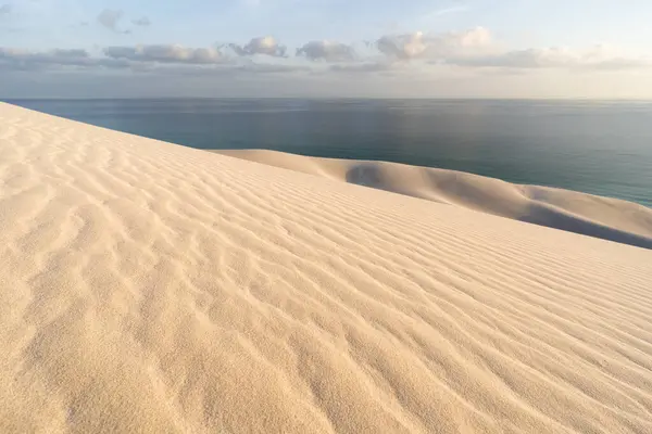 stock image white sand dunes on Socotra island