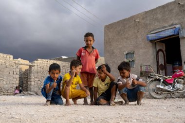 Socotra adasındaki çocuklar