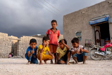 Socotra adasındaki çocuklar