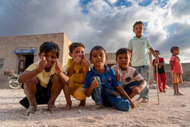 Socotra adasındaki çocuklar