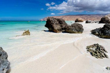 Cennetteki beyaz kumsal Socotra