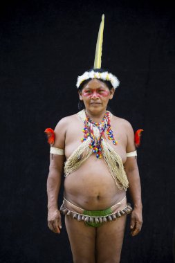 Huaorani, Wuaorani, insanlar, orman, Yasuni, Hintli, yaşam, orman, Ekvador