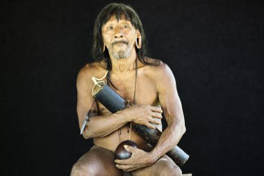 Huaorani, Wuaorani, insanlar, orman, Yasuni, Hintli, yaşam, orman, Ekvador