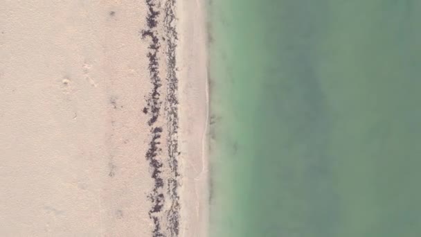 Drone Aerial Video Playa Progreso Amanecer Yucatán México — Vídeos de Stock