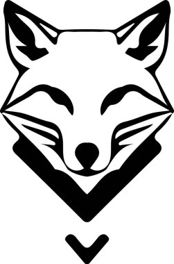 Fox Minimalist İllüstrasyon Logosu
