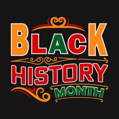 Haziran 1865 'ten beri Zenci Tarihi Ayı Tişört Tasarım Vektörü