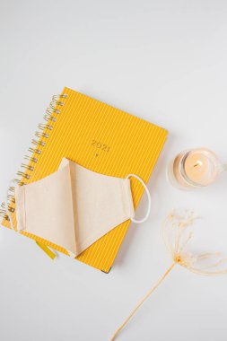 Organik Pamuk Surat Maskesi - Doğal Kumaş