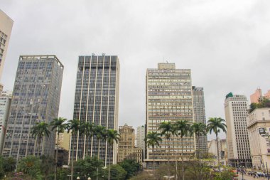 Sao Paulo binalarının manzarası, Brezilya  