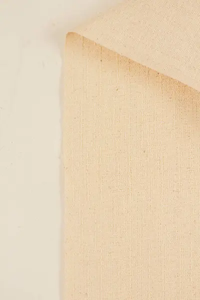 Primo Piano Tessuto Cotone Colore Beige — Foto Stock