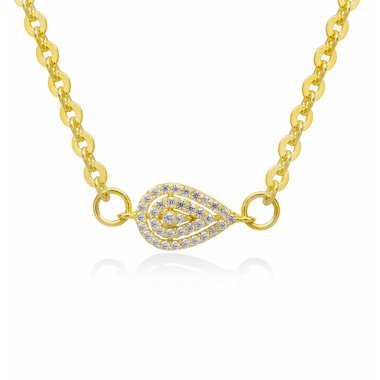 gerdanlık beyaz arkaplanda izole