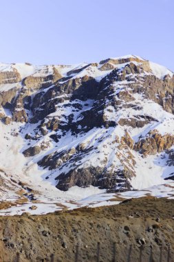 dağ manzarası, doğa manzarası, kar