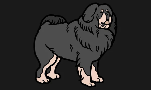Ngiliz Mastiff Köpeği Sembol Maskot Ikon Avatar Dövme Tişört Tasarımı — Stok fotoğraf