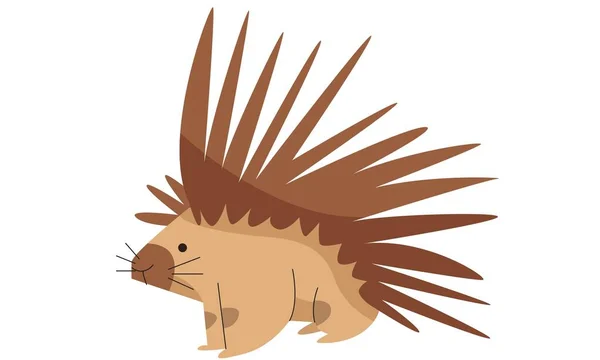 Porcupine Illustration Clipart Drawing Engraving Ink Line Art Vector — Stock Photo, Image
