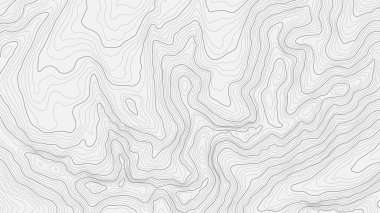 Hafif bir arkaplanda tam olarak düzenlenebilir ve ölçeklenebilir topografik haritanın çizimi. Soyut bir arkaplan kadar harika.