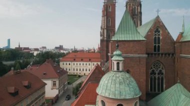 Wroclaw, Polonya 'daki Katedral Adası' ndaki Aziz John Katedrali