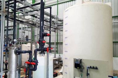 Güç Santrali Buhar Türbini Osmosis Su Sistemini Tersine Çevir