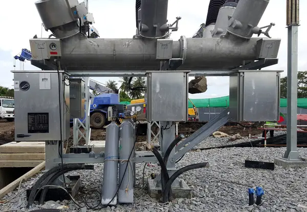 115kV Melez için SF6 gaz dolumu şalterde