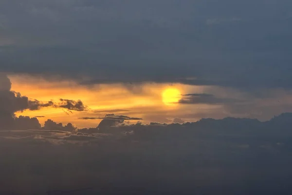 Apusul Soarelui Nori Fundal — Fotografie, imagine de stoc