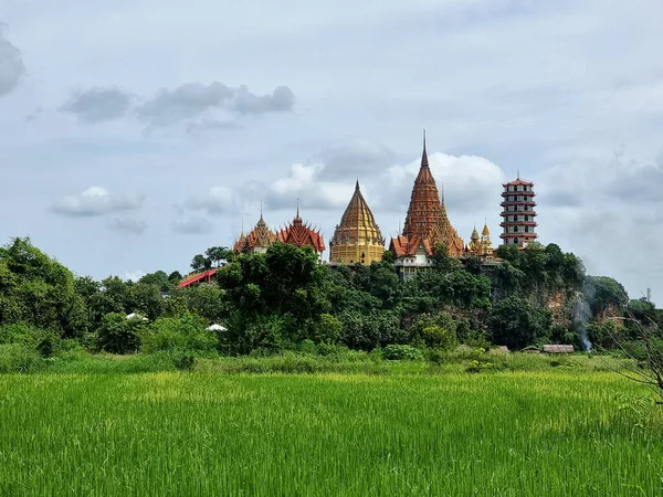 Tayland Kaplan Mağarası Tapınağı Wat Tham Sua Karnchanaburi Bölgesi Stok Fotoğraf