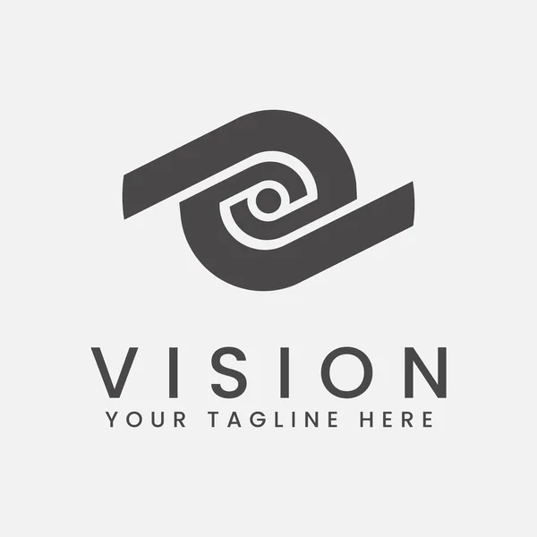 vizyon vektörü logo vintage şablon çizim tasarımı