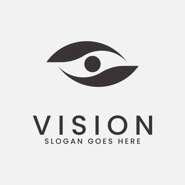 Vision Vector Logo Vintage Template Illustration Design Stock Illustration