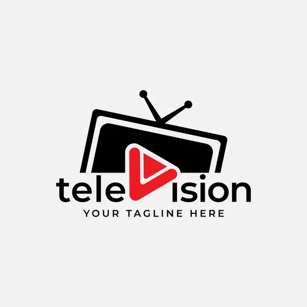 Anten kanalı ve sinyal seçici ile vektör illüstrasyon analog retro televizyon