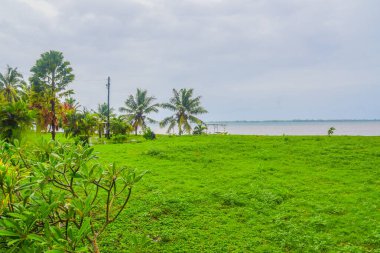 Bora Bora, Güney Pasifik adası Tahiti 'nin kuzeybatısında Fransız Polinezyası, Peyzaj